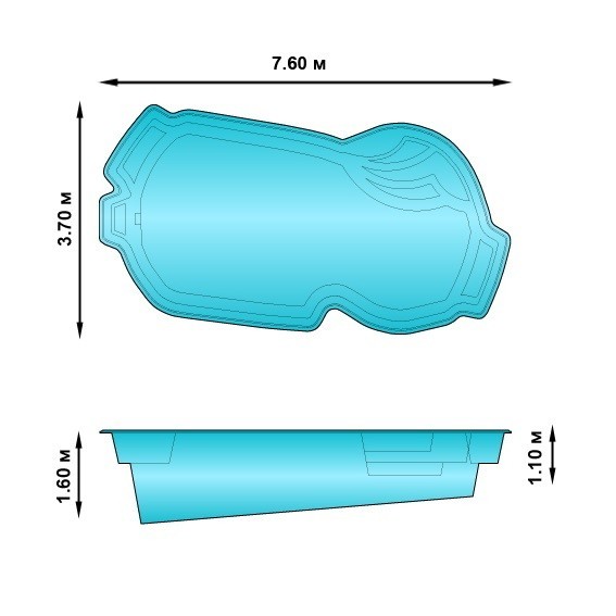 Композитный бассейн БАЛАТОН