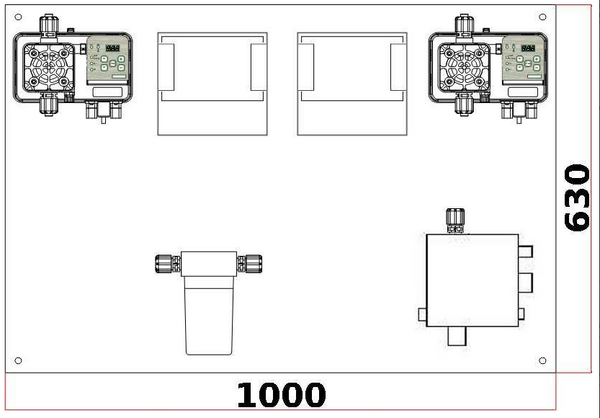Автоматическая станция дозирования POOL GOLD