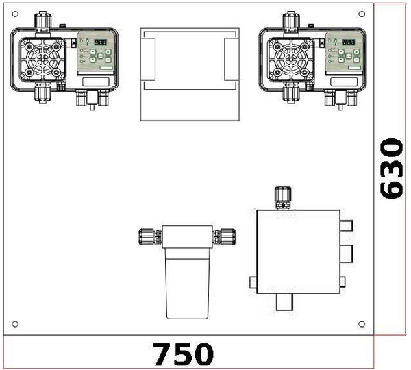 Автоматическая станция дозирования POOL SILVER