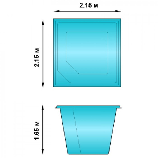 Композитный бассейн СКАНДИ