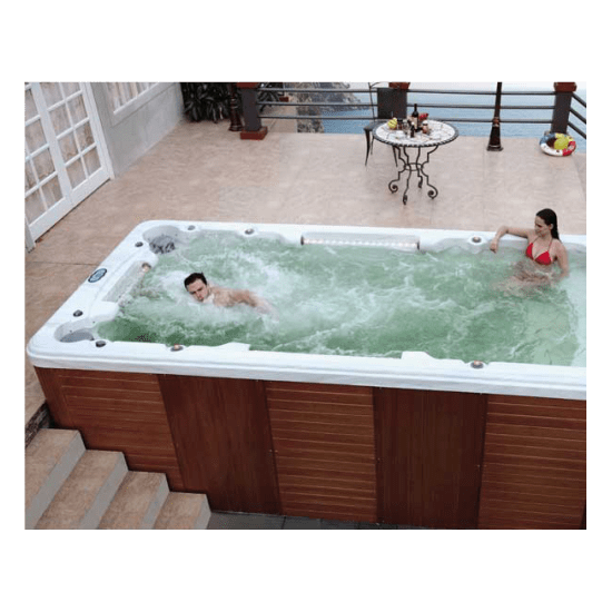 Плавательный гидромассажный бассейн Delfi Spa Kuff
