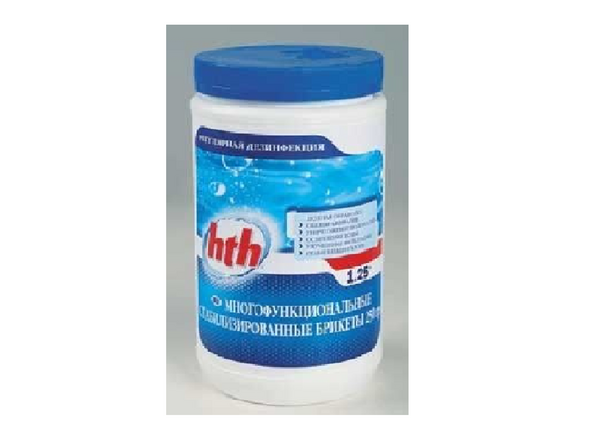 Медленный стабилизированный хлор в таблетках 200 г 1,2 кг